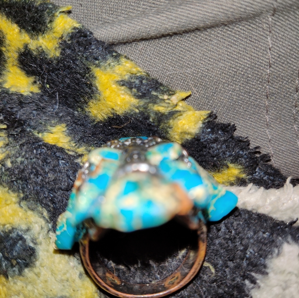 Jeeper crepper handmade ring  8.5 ring size